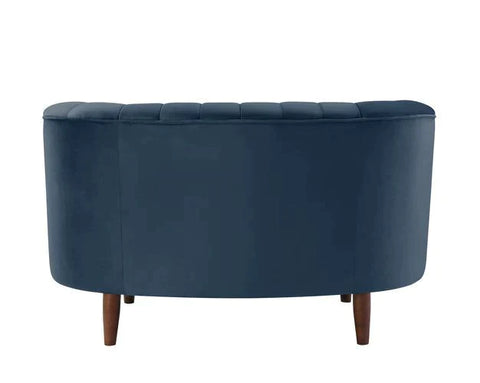 Millephri Blue Velvet Chair Model LV00171 By ACME Furniture