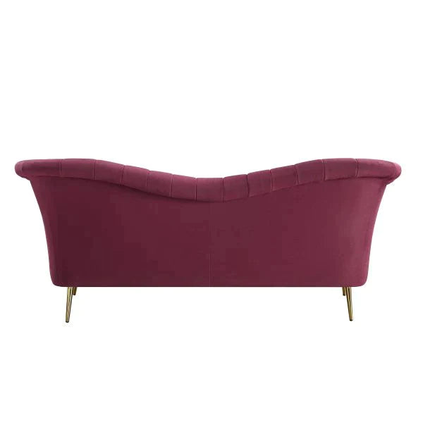 Callista Red Velvet Sofa Model LV00202 By ACME Furniture