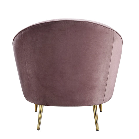Abey Pink Velvet Chair Model LV00206 By ACME Furniture