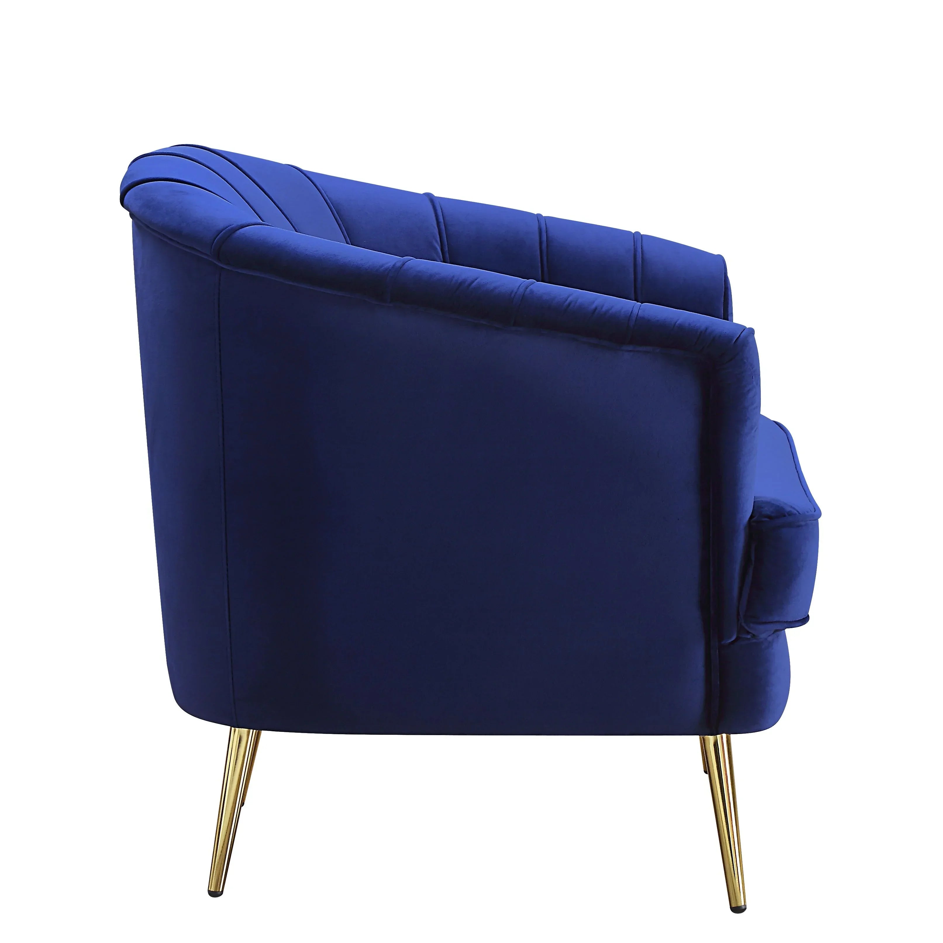 Eivor Blue Velvet Chair Model LV00211 By ACME Furniture