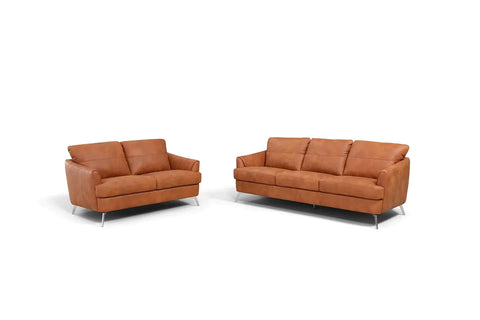 Safi Cappuchino Leather Loveseat Model LV00217 By ACME Furniture
