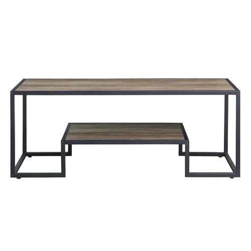 Idella Rustic Oak & Black Finish Accent Table Model LV00324 By ACME Furniture
