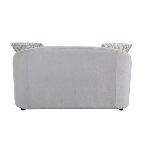 ACME Mahler Beige Linen Mahler Loveseat Model LV00579