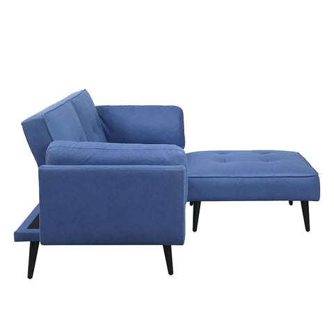 Nafisa Blue Fabric Sofa Model LV00823 By ACME Furniture