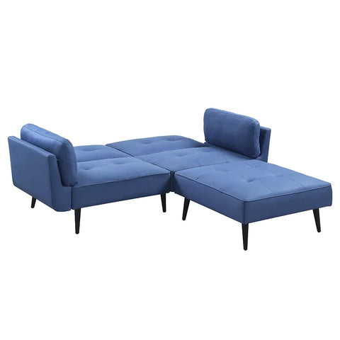 Nafisa Blue Fabric Sofa Model LV00823 By ACME Furniture