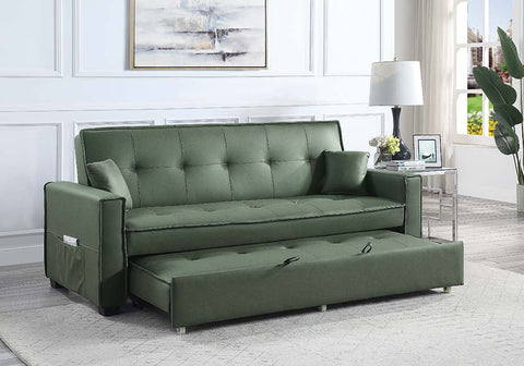 ACME Octavio Green Fabric Octavio Sofa  Model LV00824