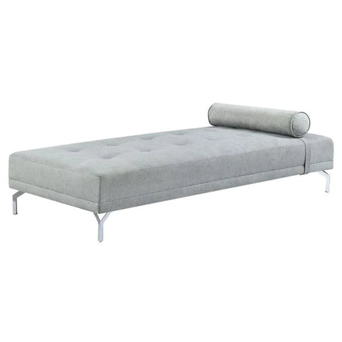 Quenti Gray Melange Velvet Futon Model LV00826 By ACME Furniture