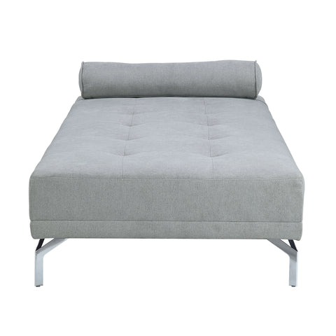 Quenti Gray Melange Velvet Futon Model LV00826 By ACME Furniture