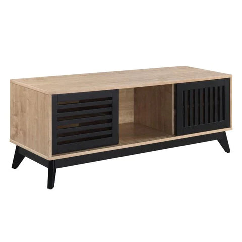 Gamaliel Oak & Espresso Finish TV Stand Model LV00858 By ACME Furniture