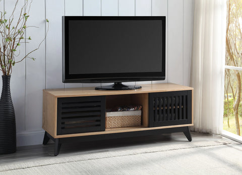 Gamaliel Oak & Espresso Finish TV Stand Model LV00858 By ACME Furniture