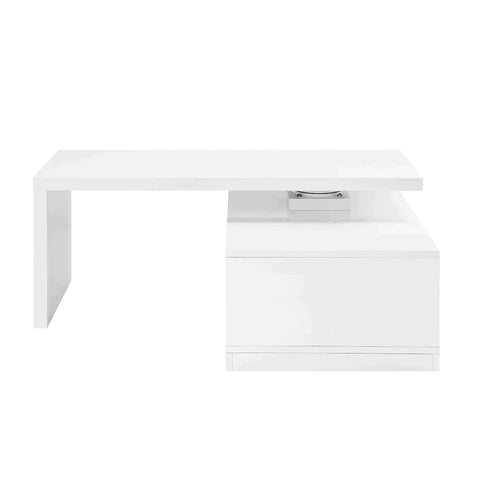 Buck II White & Black High Gloss Finish Coffee Table Model LV00997 By ACME Furniture