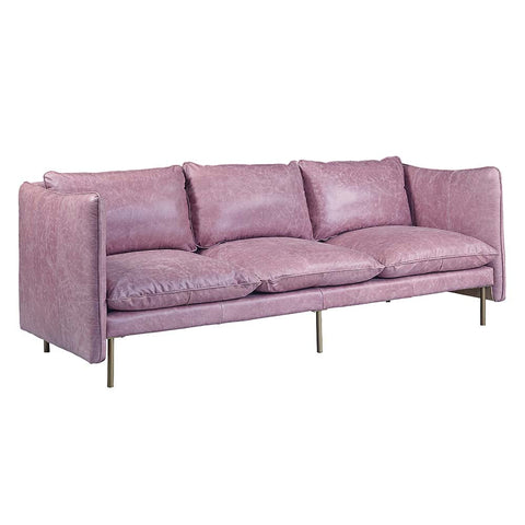 ACME Metis Wisteria Top Grain Leather Metis Sofa Model LV01018