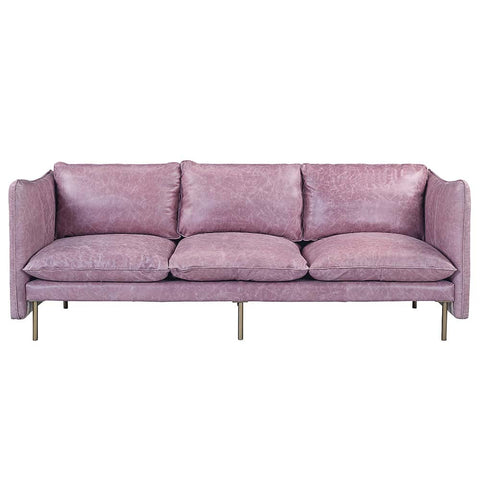 ACME Metis Wisteria Top Grain Leather Metis Sofa Model LV01018