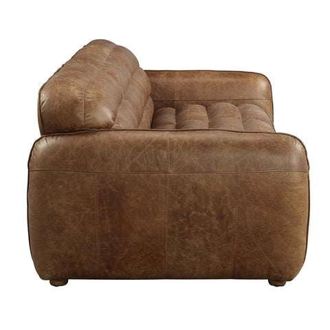 Rafer Cocoa Top Grain Leather Sofa Model LV01020 By ACME Furniture