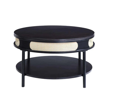 Colson Black Finish  Coffee Table Model LV01076 By ACME Furniture