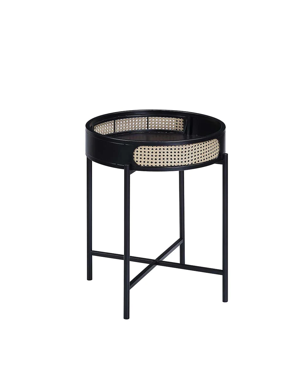 Colson Black Finish  End Table Model LV01077 By ACME Furniture