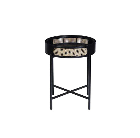Colson Black Finish  End Table Model LV01077 By ACME Furniture