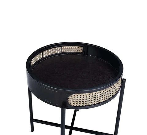 Colson Black Finish  End Table Model LV01077 By ACME Furniture