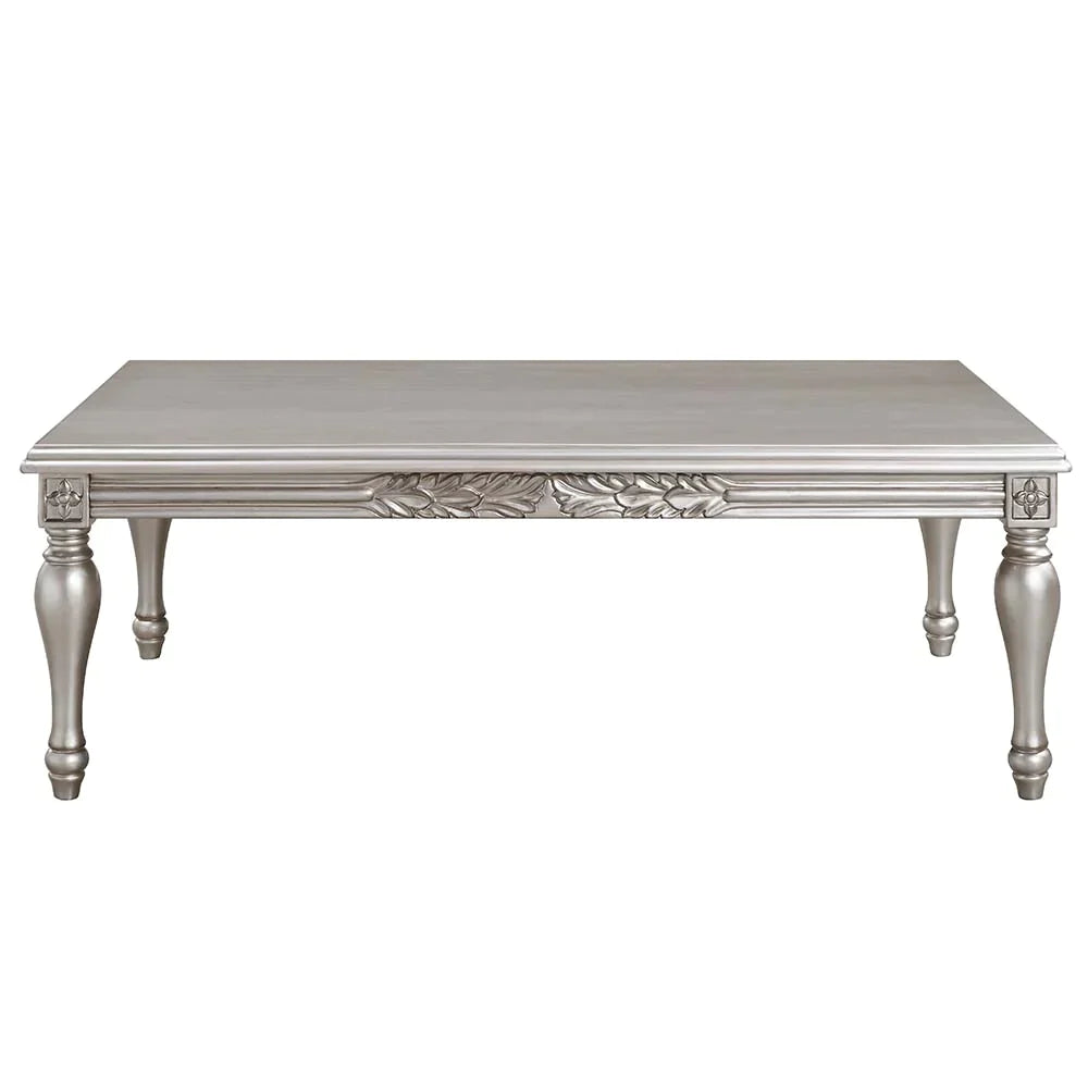 Pelumi Platinum Finish Coffee Table Model LV01115 By ACME Furniture