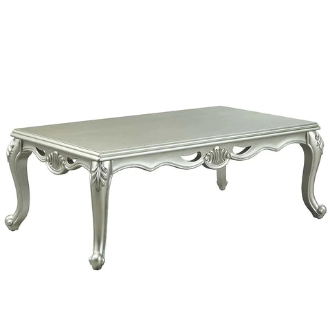 Qunsia Champagne Finish Coffee Table Model LV01120 By ACME Furniture