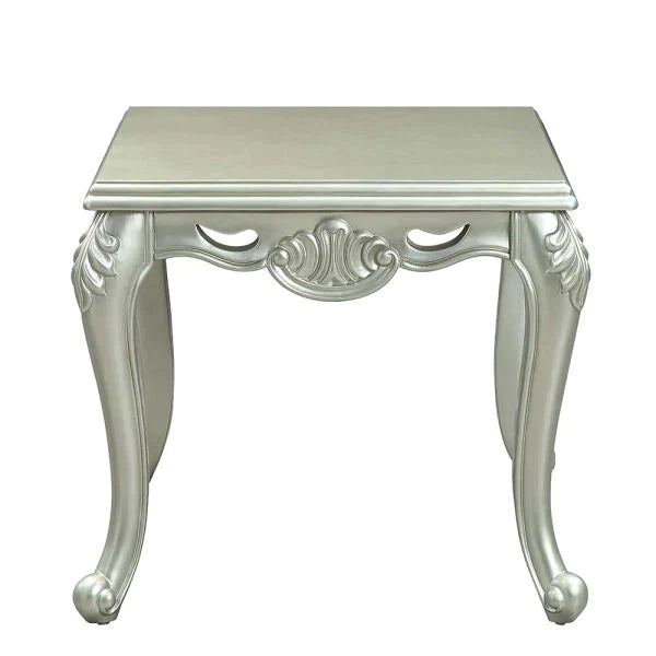 Qunsia Champagne Finish End Table Model LV01121 By ACME Furniture