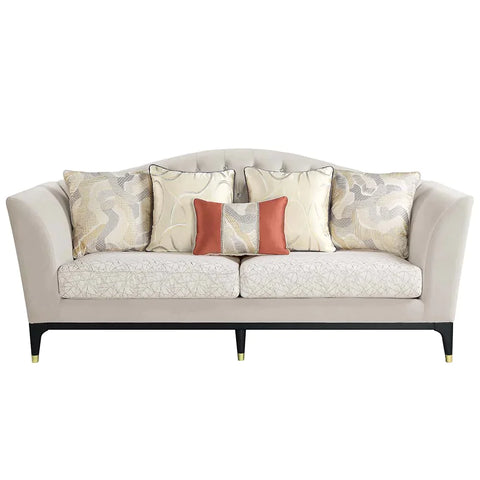Tayden Beige Velvet Sofa Model LV01155 By ACME Furniture