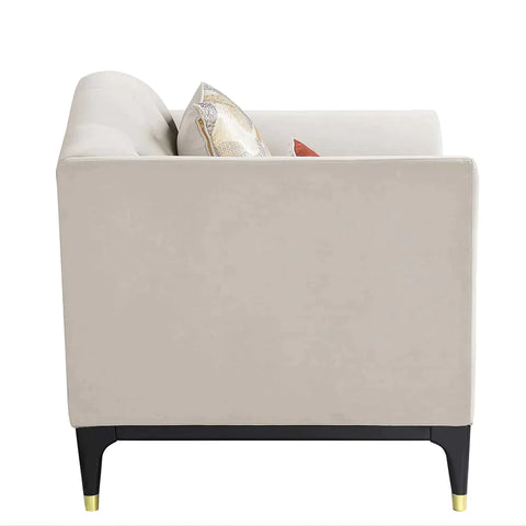 Tayden Beige Velvet Sofa Model LV01155 By ACME Furniture