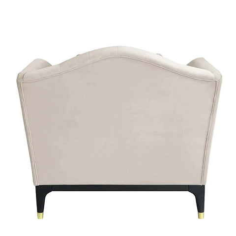 Tayden Beige Velvet Chair Model LV01157 By ACME Furniture