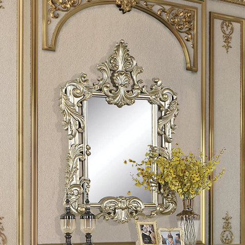 Sorina Antique Gold Finish Mirror Model LV01215 By ACME Furniture