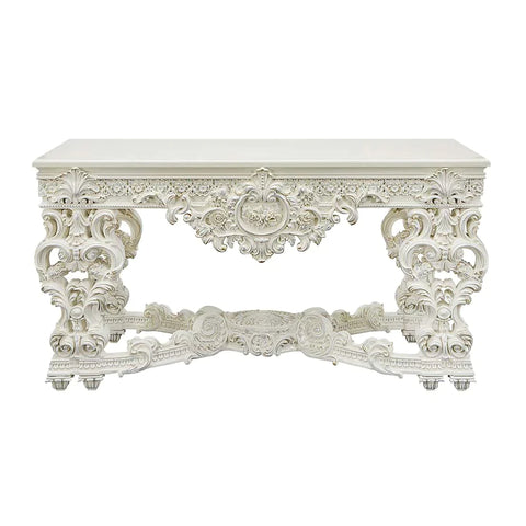 Adara Antique White Finish End Table Model LV01219 By ACME Furniture