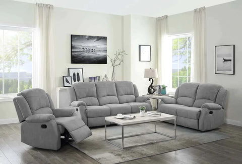 Zorina Gray Fabric Loveseat Model LV01285 By ACME Furniture