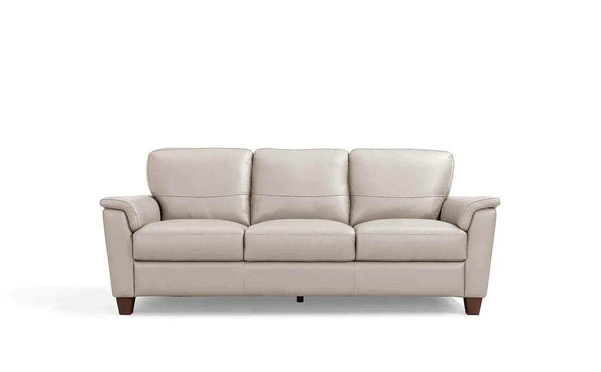 Pacific Palisades Beige Leather  Sofa Model LV01299 By ACME Furniture