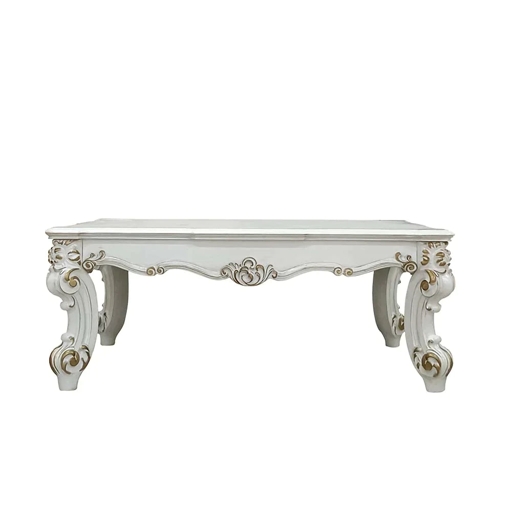 Vendome II  Antique Pearl Finish Coffee Table Model LV01332 By ACME Furniture