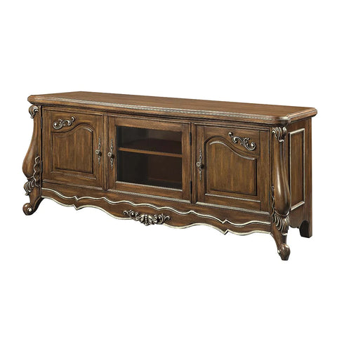 Latisha Antique Oak Finish TV Stand Model LV01413 By ACME Furniture