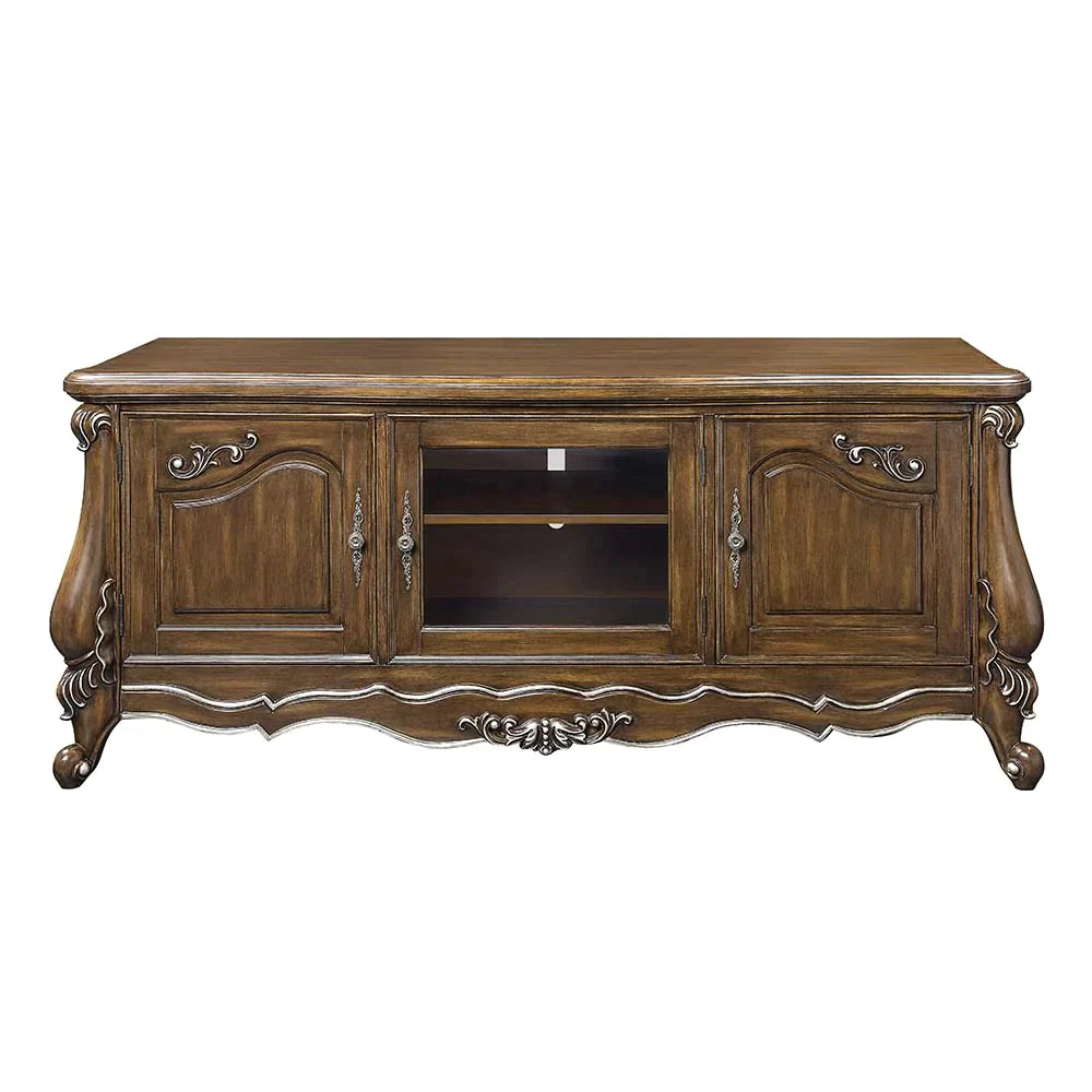 Latisha Antique Oak Finish TV Stand Model LV01413 By ACME Furniture