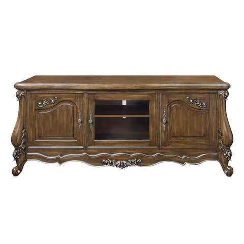 Latisha Antique Oak Finish TV Stand Model LV01413 By ACME Furniture