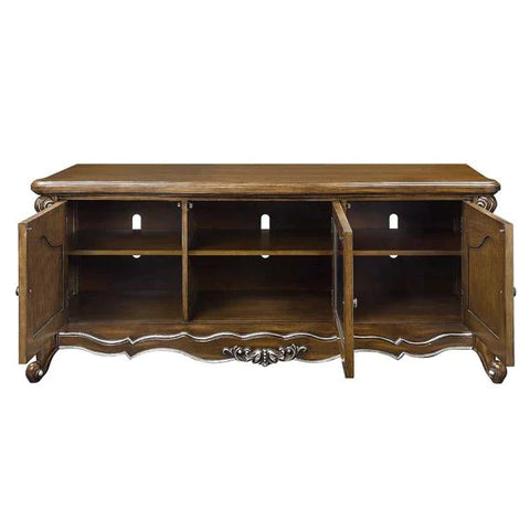 Latisha Antique Oak Finish TV Stand Model LV01413 By ACME Furniture