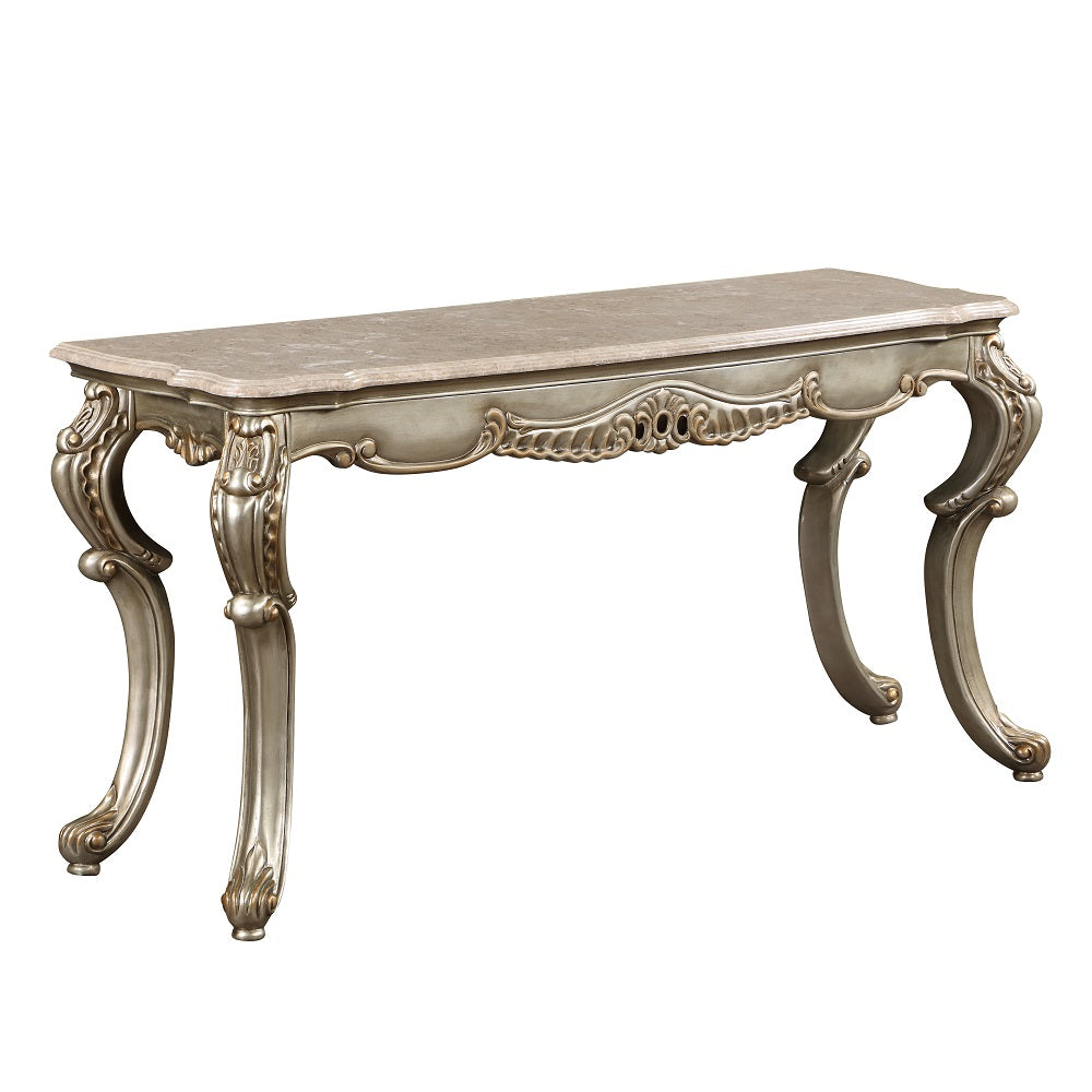 Miliani Sofa Table W/Marble Top