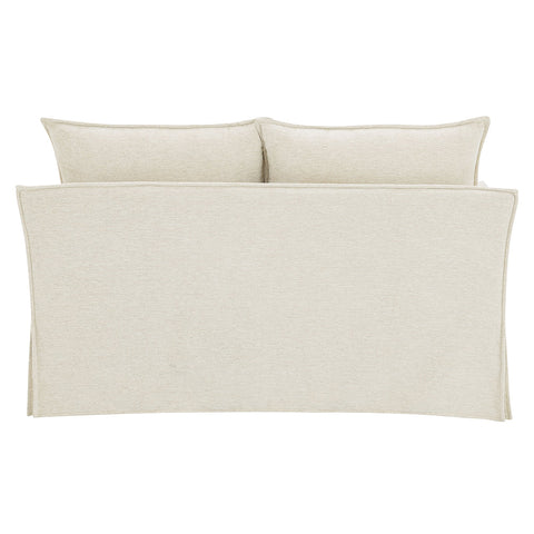 ACME Shane Beige Linen Loveseat with 2 Pillows Model LV02911