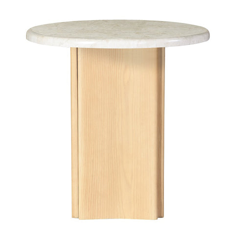 Qwin End Table W/Marble Top