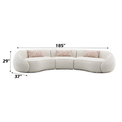 Sahara Sectional Sofa W/3 Pillows