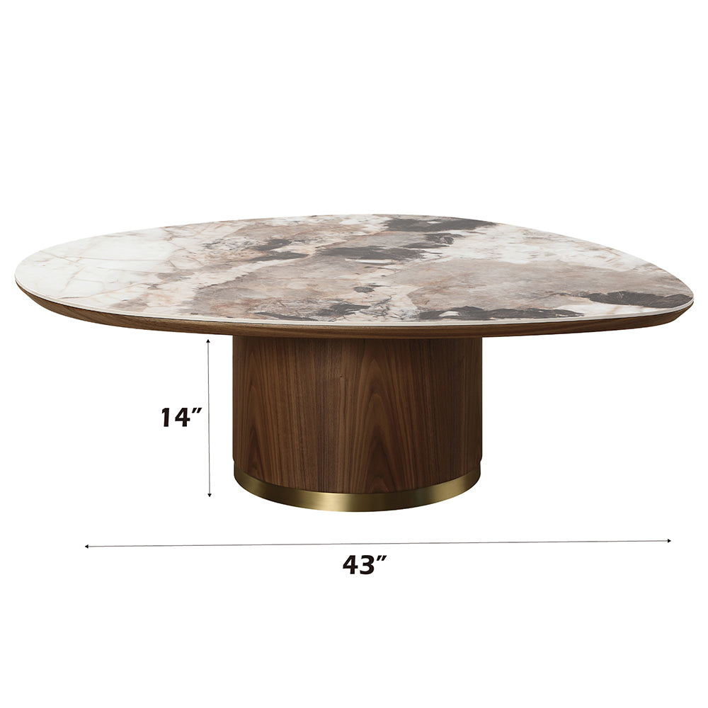 Willene COFFEE TABLE W/CERAMIC TOP