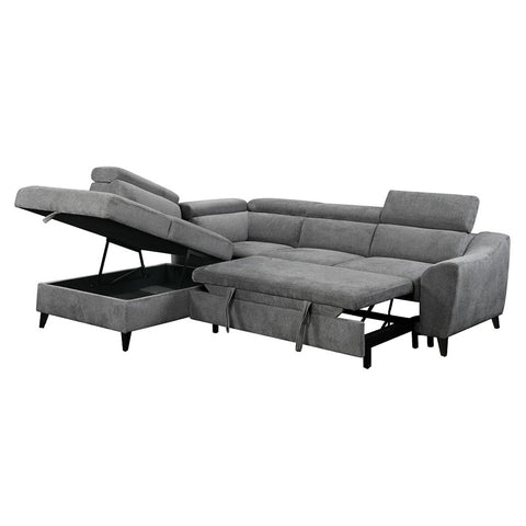 Wrenley Sectional Sofa W/Sleeper & Storage