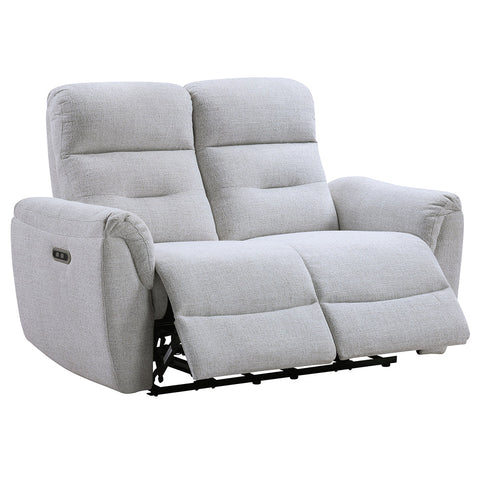 ACME Eastre Beige Chenille Power Motion Loveseat with USB Port Model LV03586