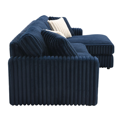 Breton Sectional Sofa w/4 Pillows