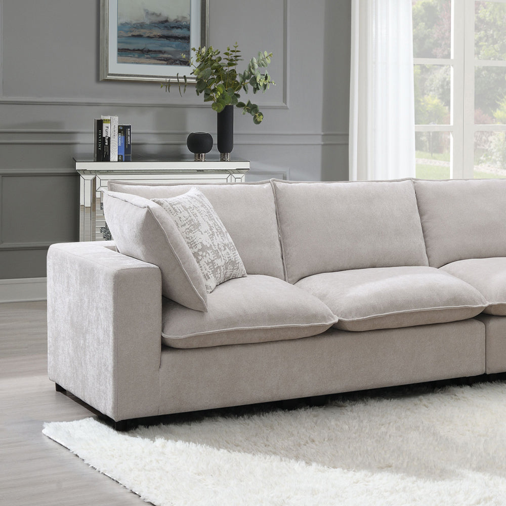 Marisa Modular Left Facing Loveseat w/2 Pillows