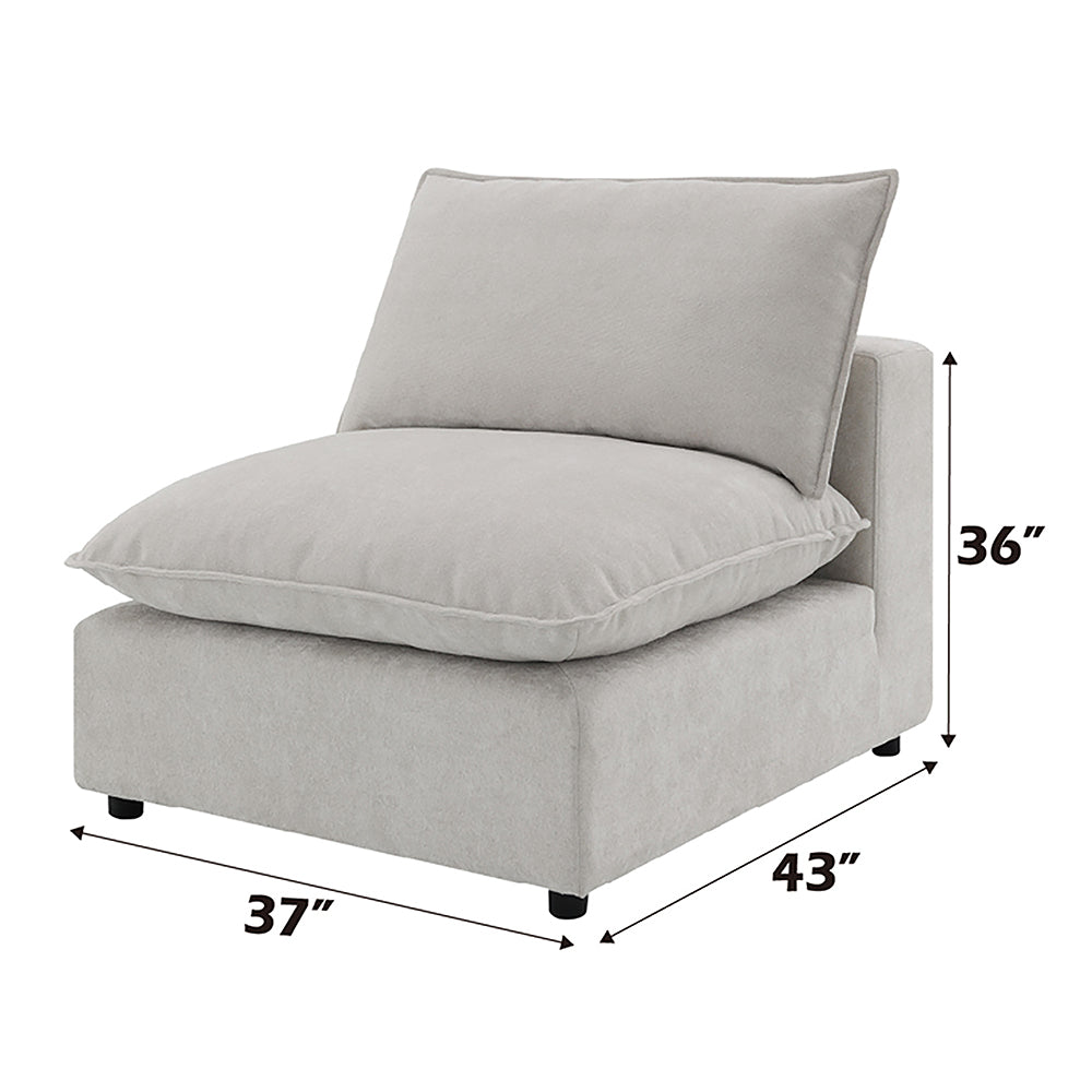 Marisa Modular Armless Chair