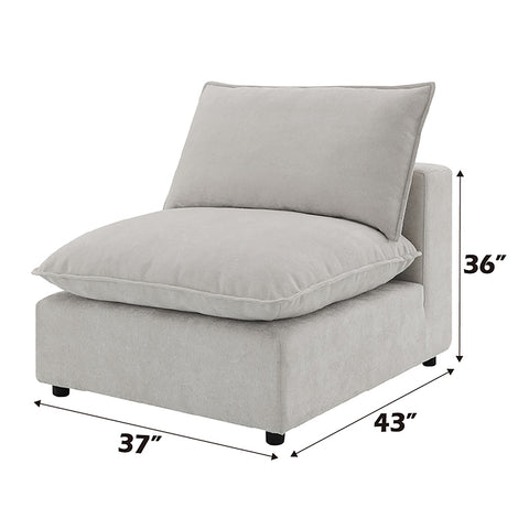 Marisa Modular Armless Chair