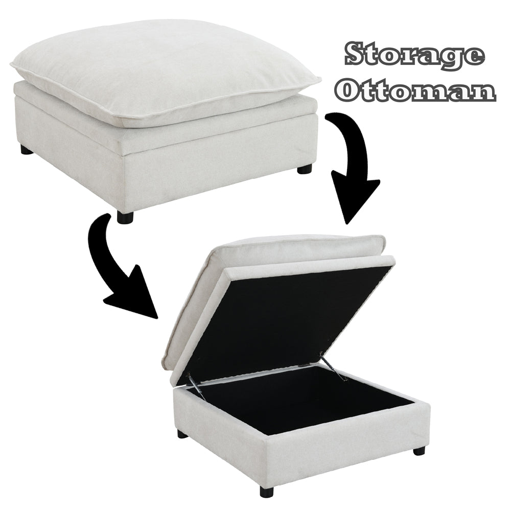 Marisa Modular Ottoman w/Storage