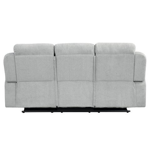 ACME Galya Light Gray Chenille Motion Sofa Model LV04680